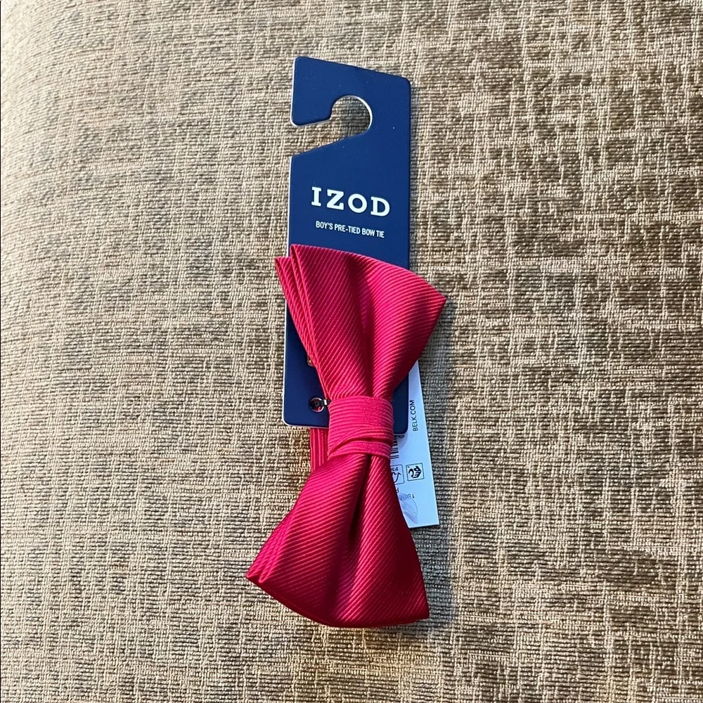Izod Kids Vibrant Red Bow Tie